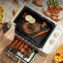 MaxGrill Multifuncional Elétrico + Kit Facas Brinde