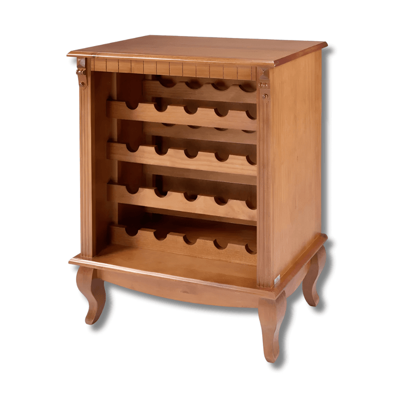 Adega para Vinhos Verona em Madeira Maciça de Taeda para 20 Garrafas