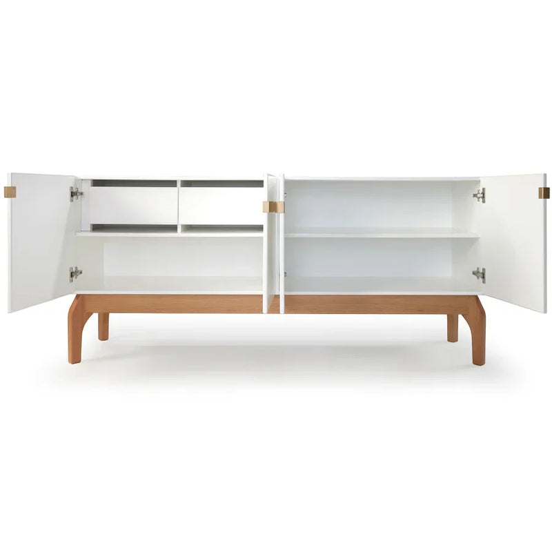 Buffet Oasi Pés em Madeira Maciça de Eucalipto